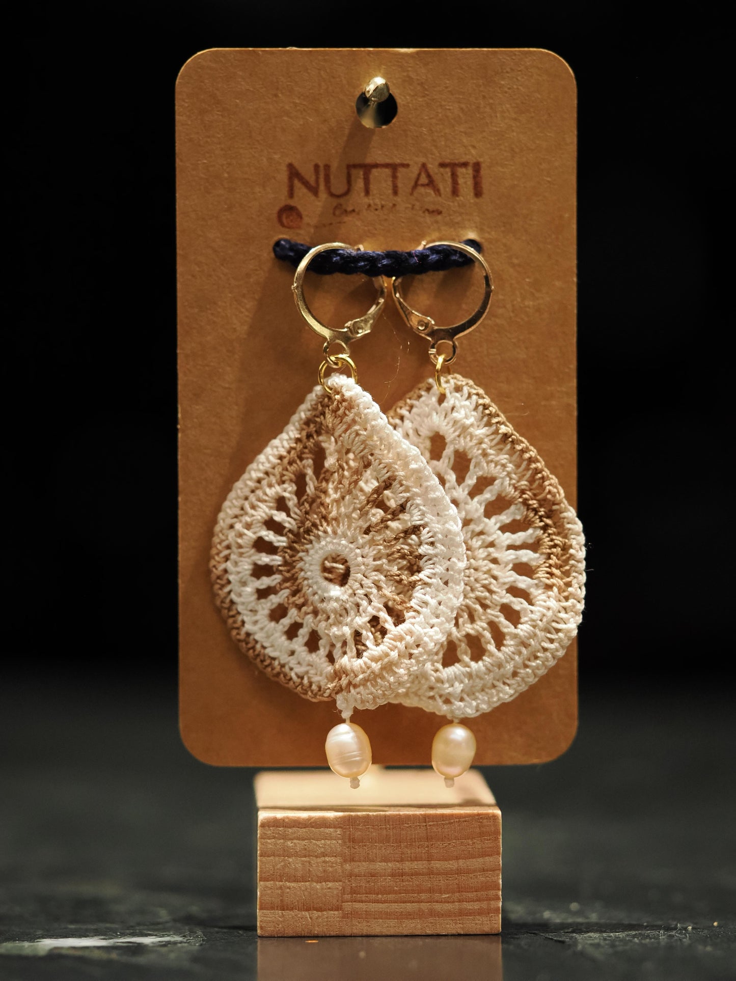 Nuttati Pearl Petal Teardrops