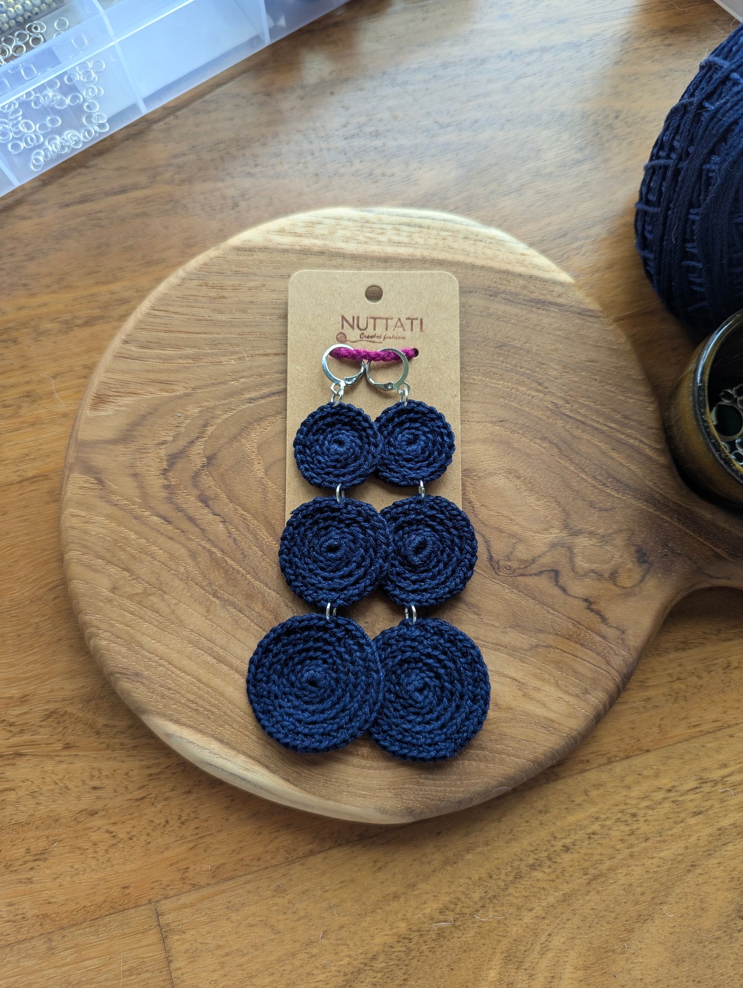 Nuttati Midnight Trio Hoops