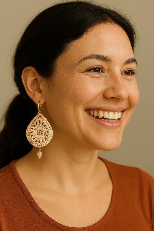 Nuttati Pearl Petal Teardrops